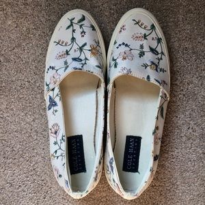 Cole Haan Sporting Floral Slip Ons